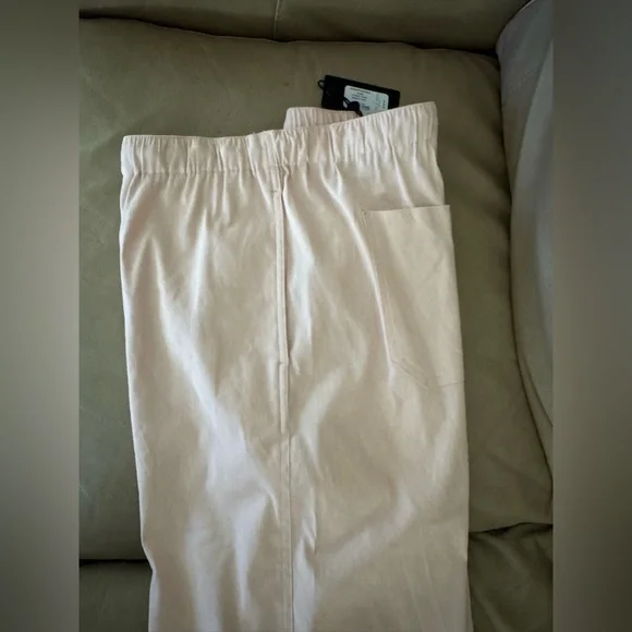 rag & bone Logan Linen-Blend Rose Beach Pants. Size L. MSRP $298 - Picture 13 of 16